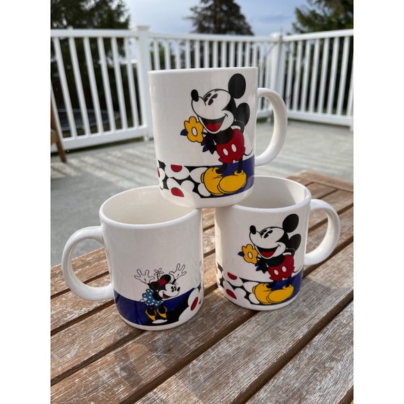 Mickey & Co. Mickey and Minnie Mouse Mugs (set of 3) - Picture 3 of 6
